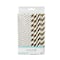 8 Packs: 100 ct. (800 total) Gold Printed Paper Straws by Celebrate It&#x2122; Entertaining